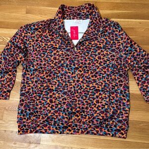 Colorful Leopard Print Sweatshirt